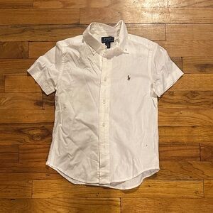Polo by Ralph Lauren Classic White Button Down Shirt